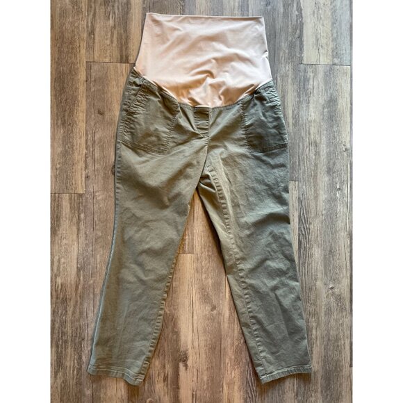 LOFT Denim - Loft Olive Green Maternity Pants Sz 12PM